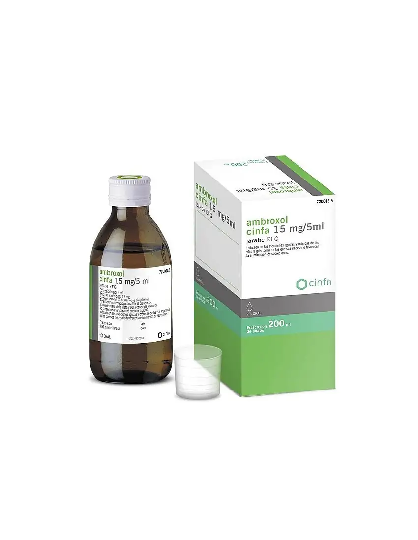 Ambroxol Cinfa Efg 3 Mg/Ml Jarabe 1 Frasco 200 Ml (Pet)