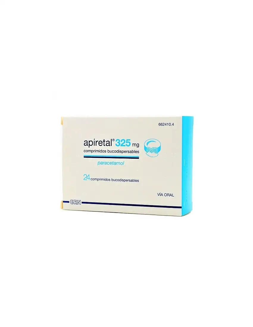 Apiretal 325 Mg 24 Comprimidos Bucodispersables