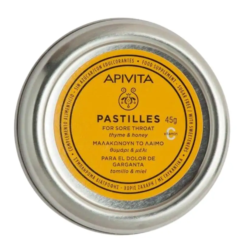 Apivita pastillas garganta tomillo miel sin/a