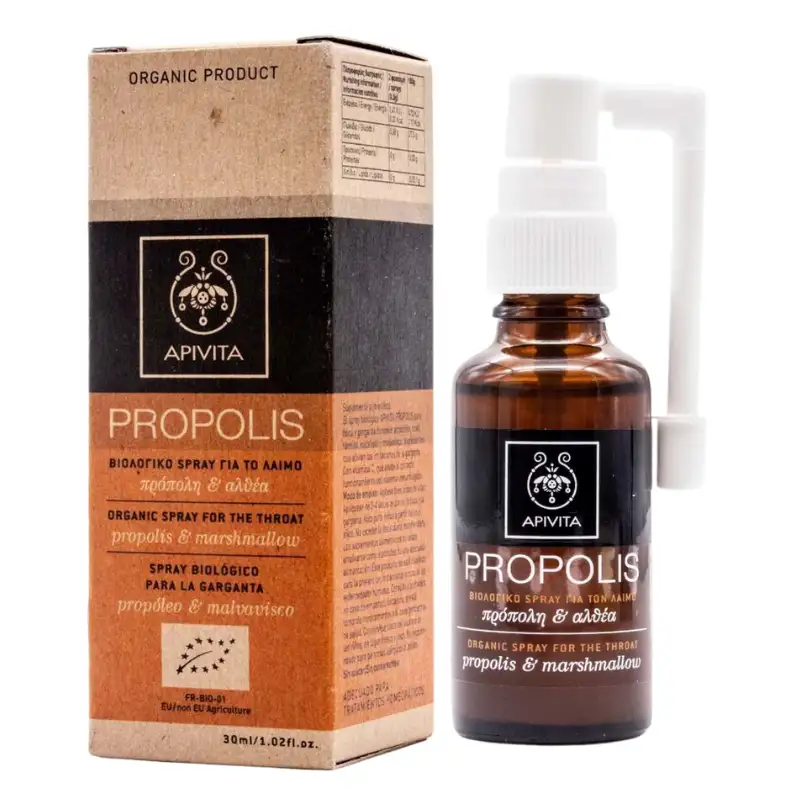 Apivita propolis y malvavisco spray garganta