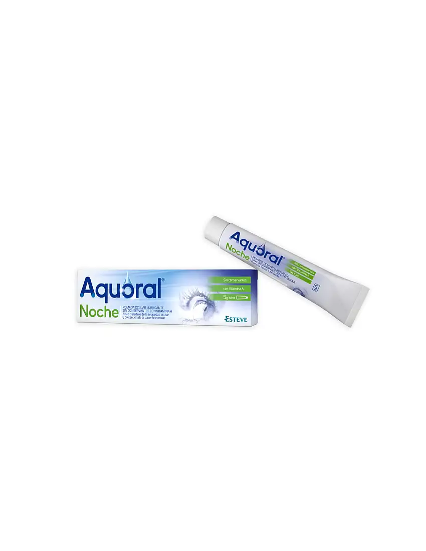 Aquoral Noche Pomada Ocular Lubricante Esteril 5gr