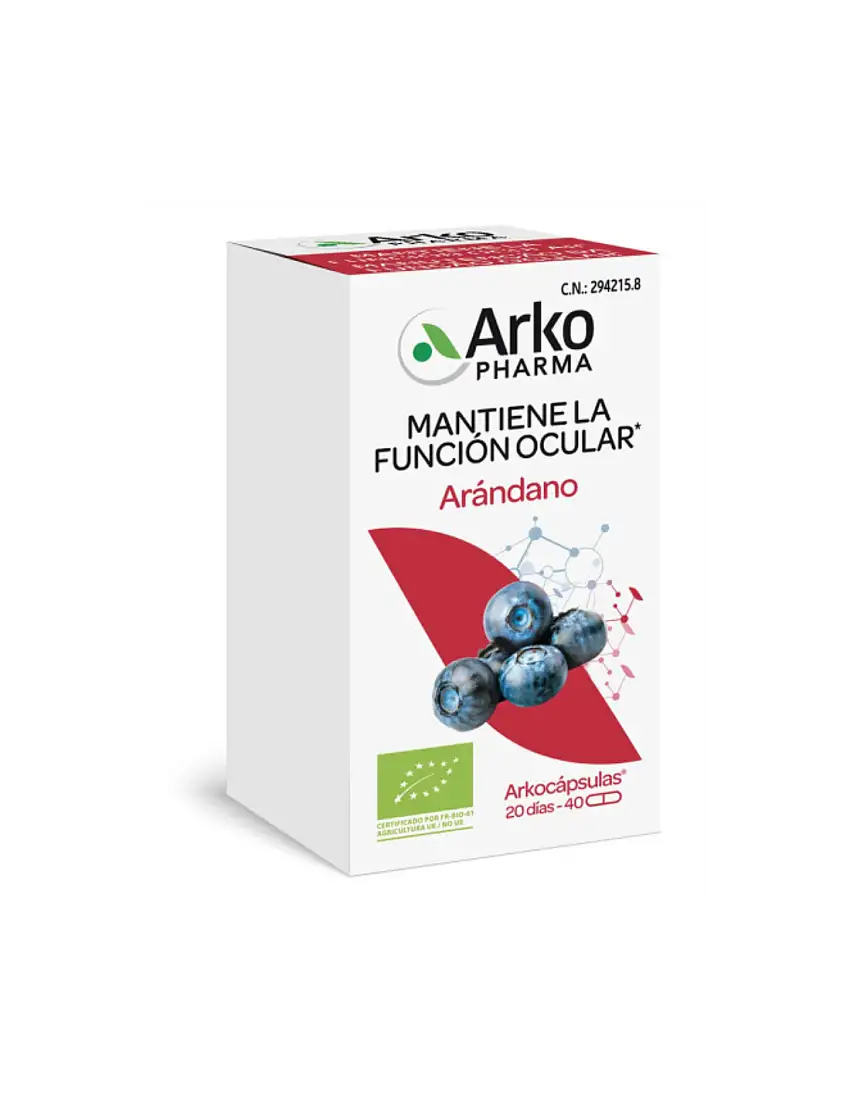 Arandano Arkopharma 40 Capsulas