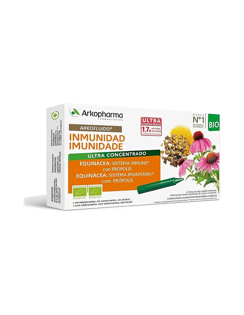 Arkofluido Echinacea + Propolis 10 Unicadosis
