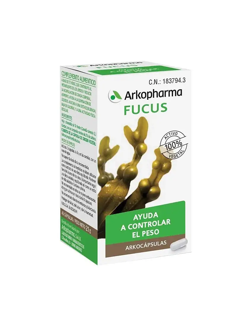 Arkopharma Fucus 45 cápsulas