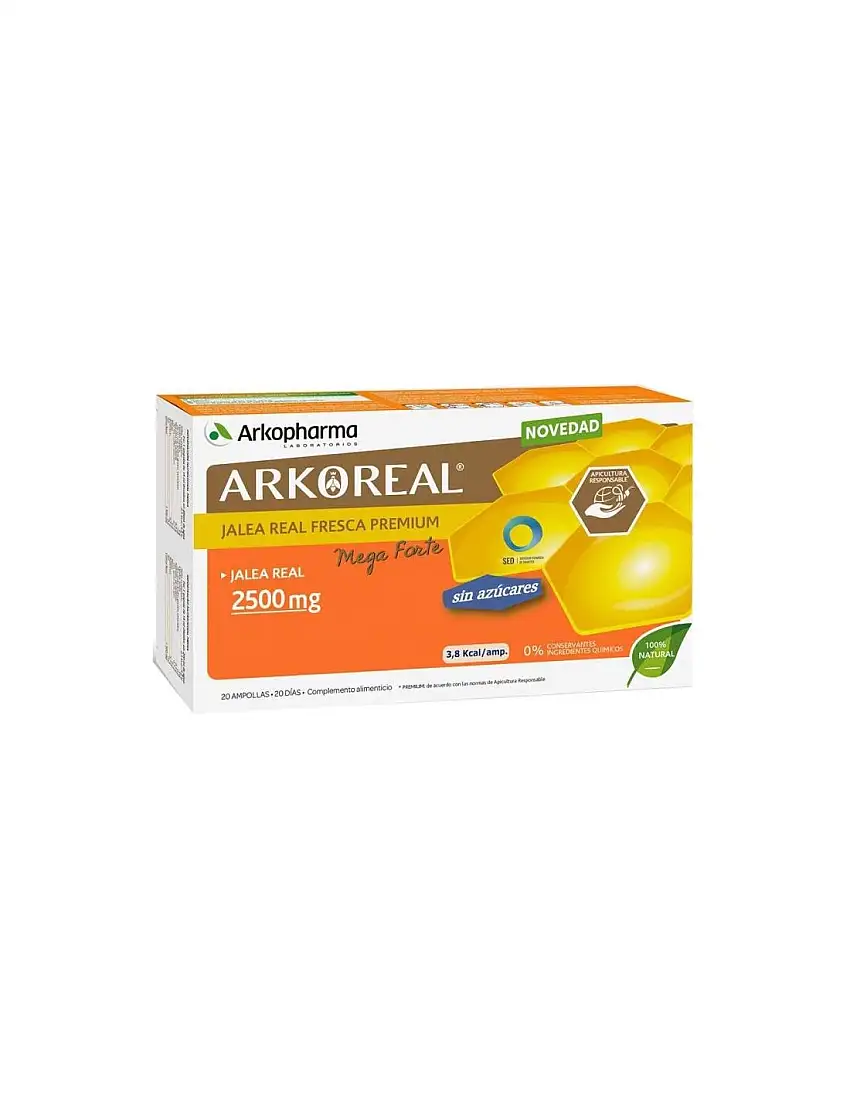 Arkoreal Jalea Real 2500 MG sin azúcar 20 unidades