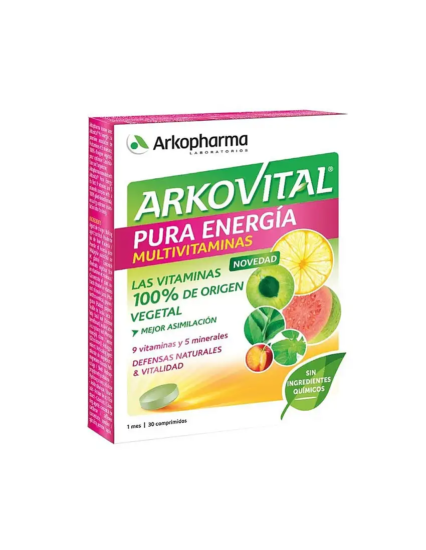 Arkovital - 30 Comprimidos Pura Energia