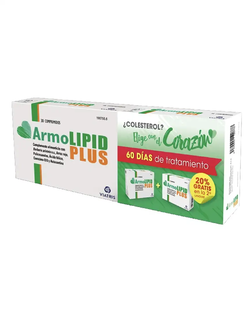 Armolipid Plus 2 Envases 30 Comprimidos