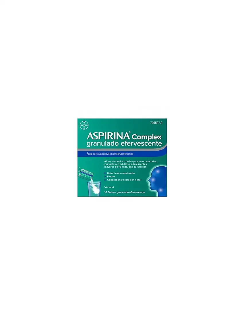 Aspirina Complex 10 Sobres Granulado Efervescente
