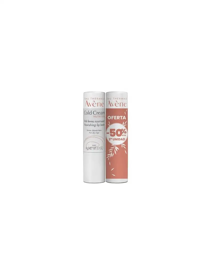 Avene Cold Cream Stick Labial Nutritivo Pack Duo 2 X 4 G
