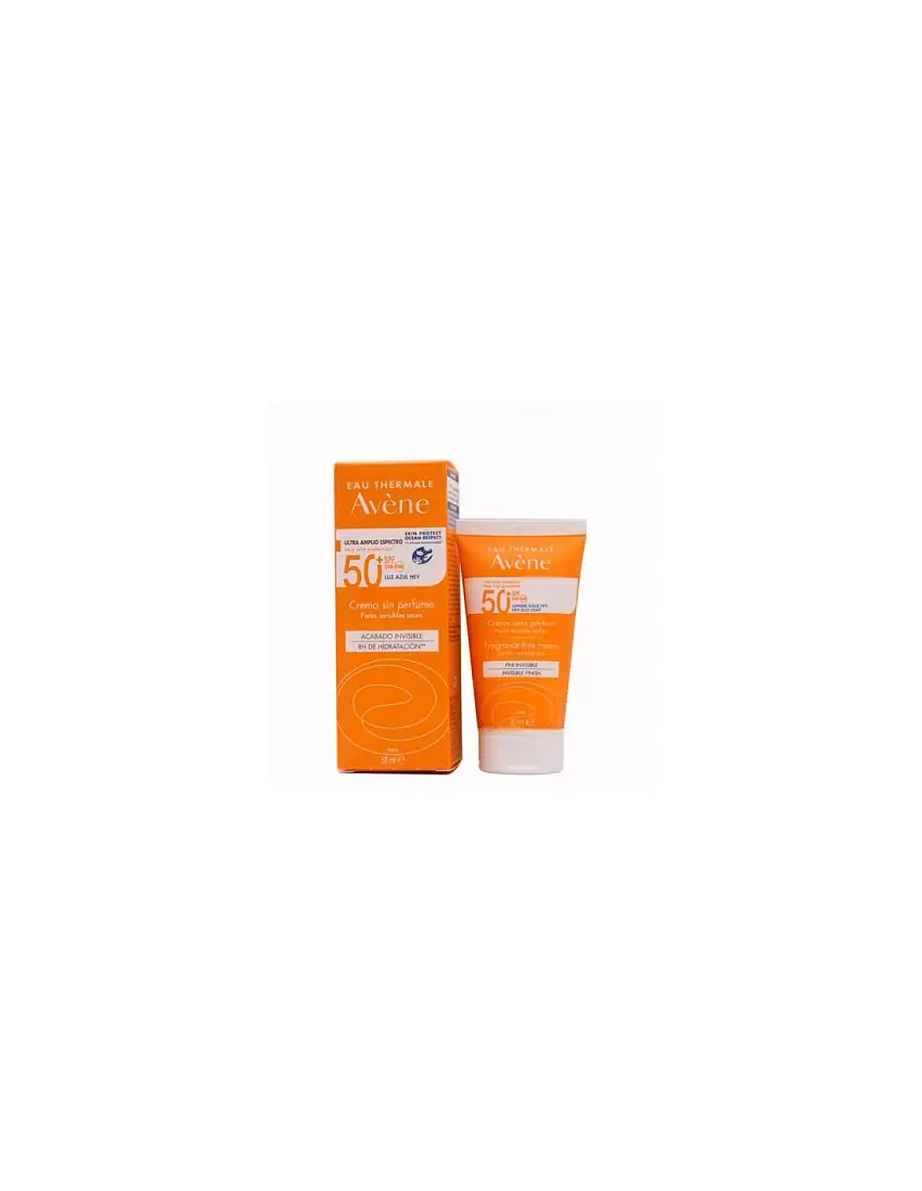 Avene Spf 50+ Crema Muy Alta Proteccion 1 Envase 50 Ml Sin Perfume
