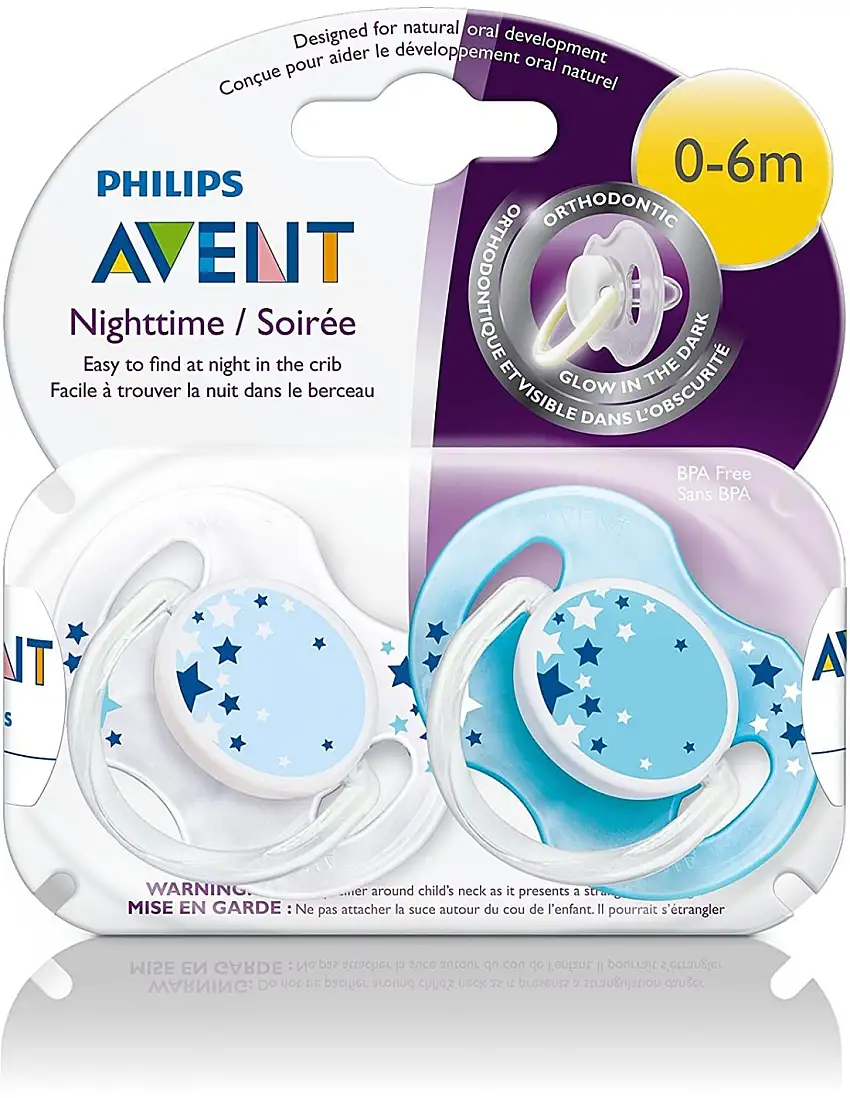 Avent Chupete Nocturno Rosa 0-6M