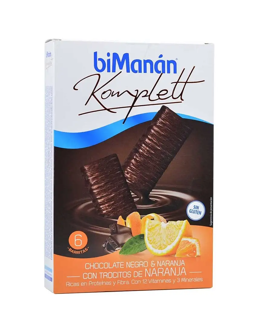 Barrita Komplett Choco Negro Y Naranja