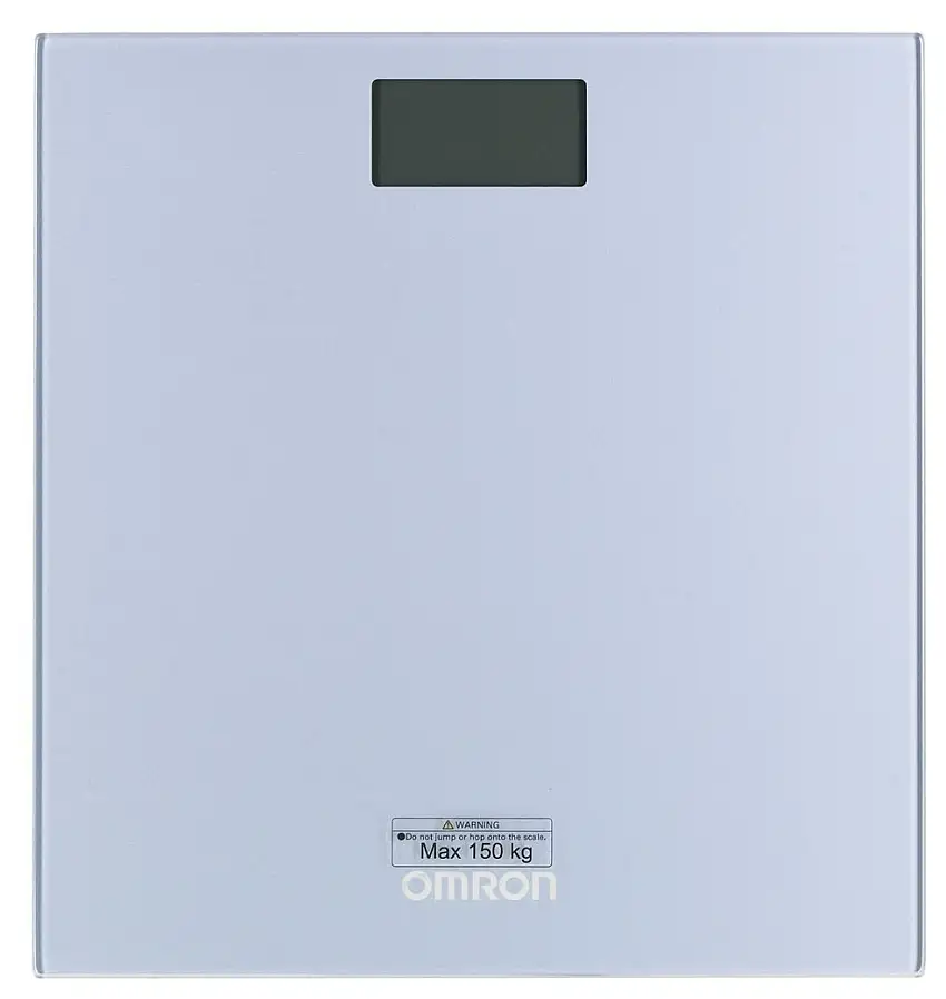 OMRON Báscula Digital de Baño - Máx 150kg - Plata