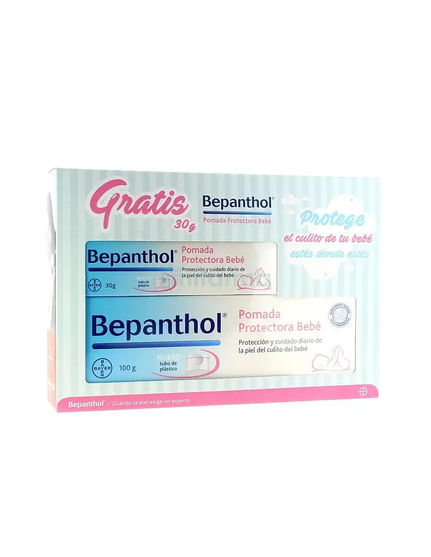 Bepanthol Pack Pomada Protectora Bebe 100 gramos + 30 gramos