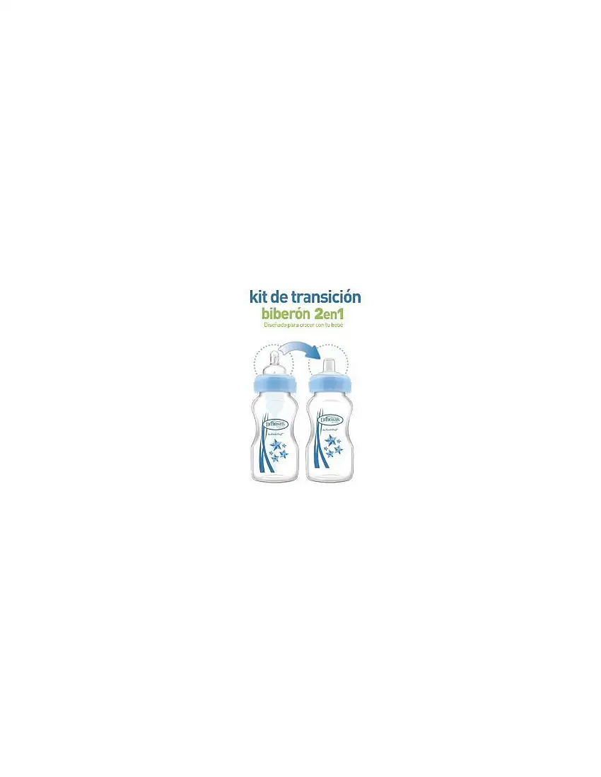 Biberon De Transicion Boca Ancha Kit Dr Brown´S