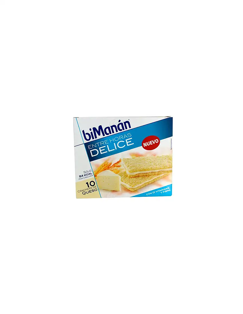Bimanan Entre Horas Crackers De Queso 200 G 10 U