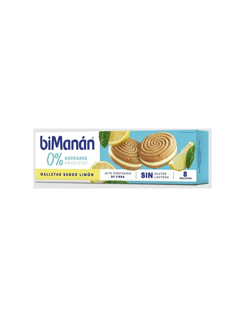 Bimanan Galletas Limon 8 Unidades