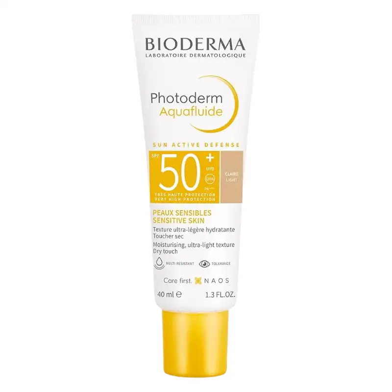 Bioderma photoderm max aquafluide spf 50+ tono claro