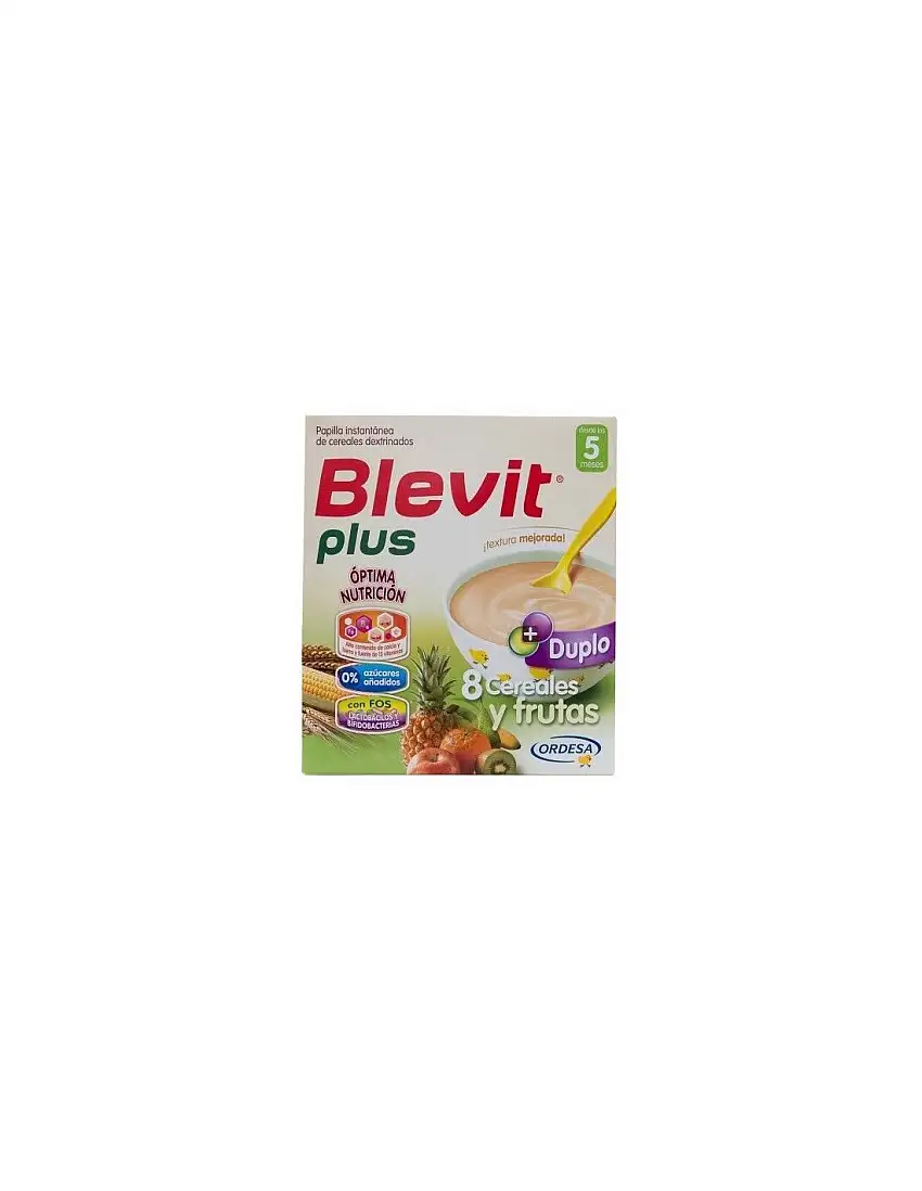 Blevit Plus Duplo 8 Cer Frutas 600 Gr