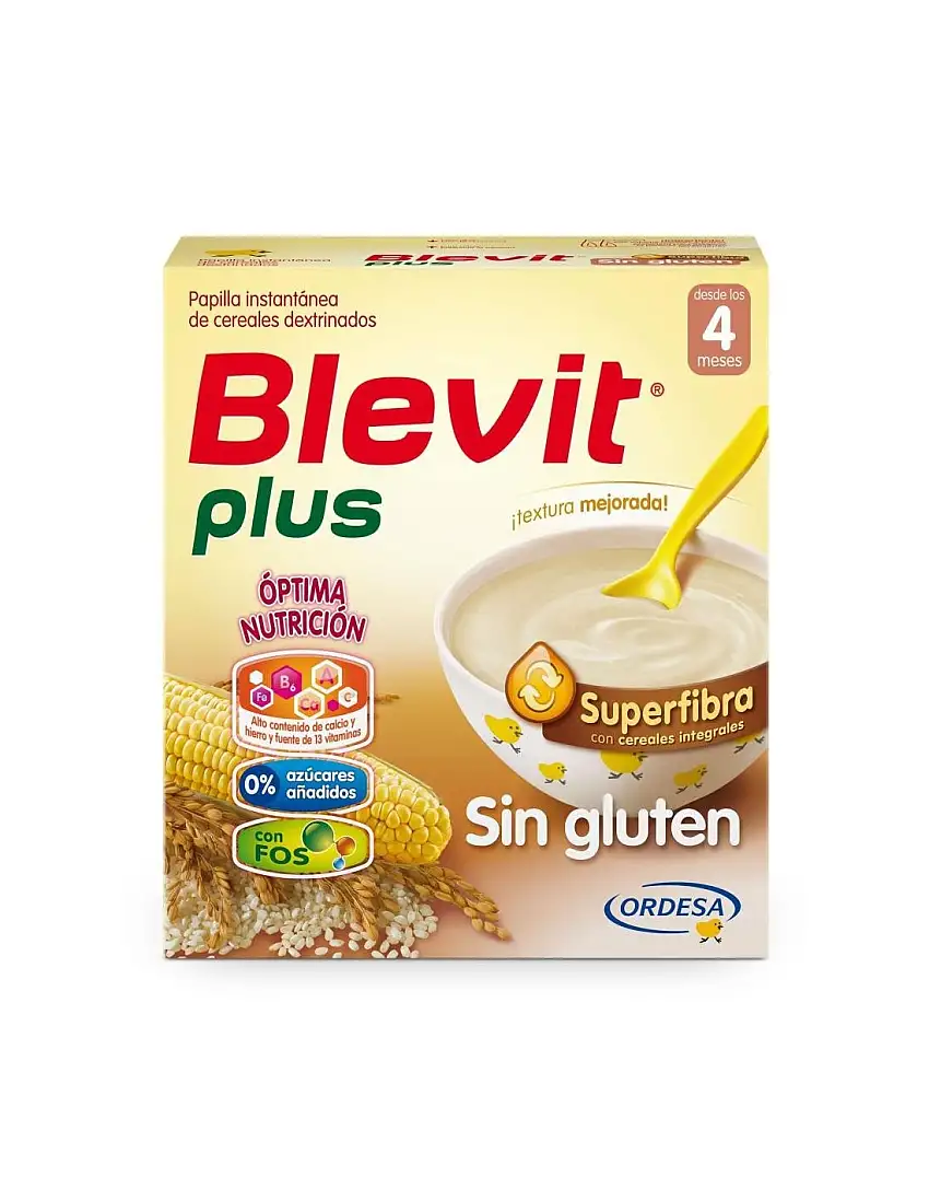 Blevit Plus Superfibra sin Gluten 600 Gr.