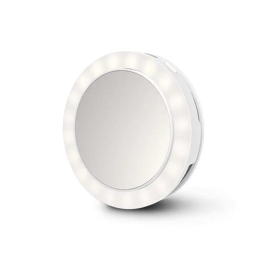 Medisana Ecomed 23603 Espejo de Maquillaje Redondo con Luz LED - Blanco