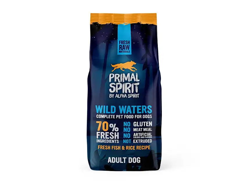 Alpha Spirit Canine Primal 70% Wild Waters Pienso Seco para Perros 12kg