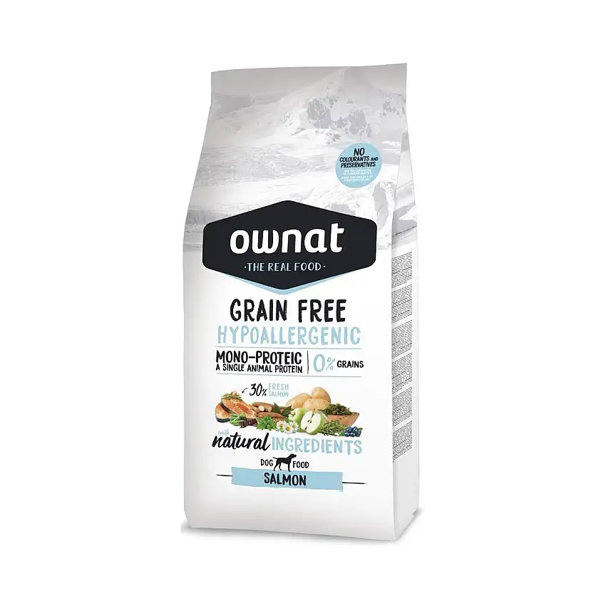 Ownat Grain Free Canine Hypo Salmón Pienso 3Kg