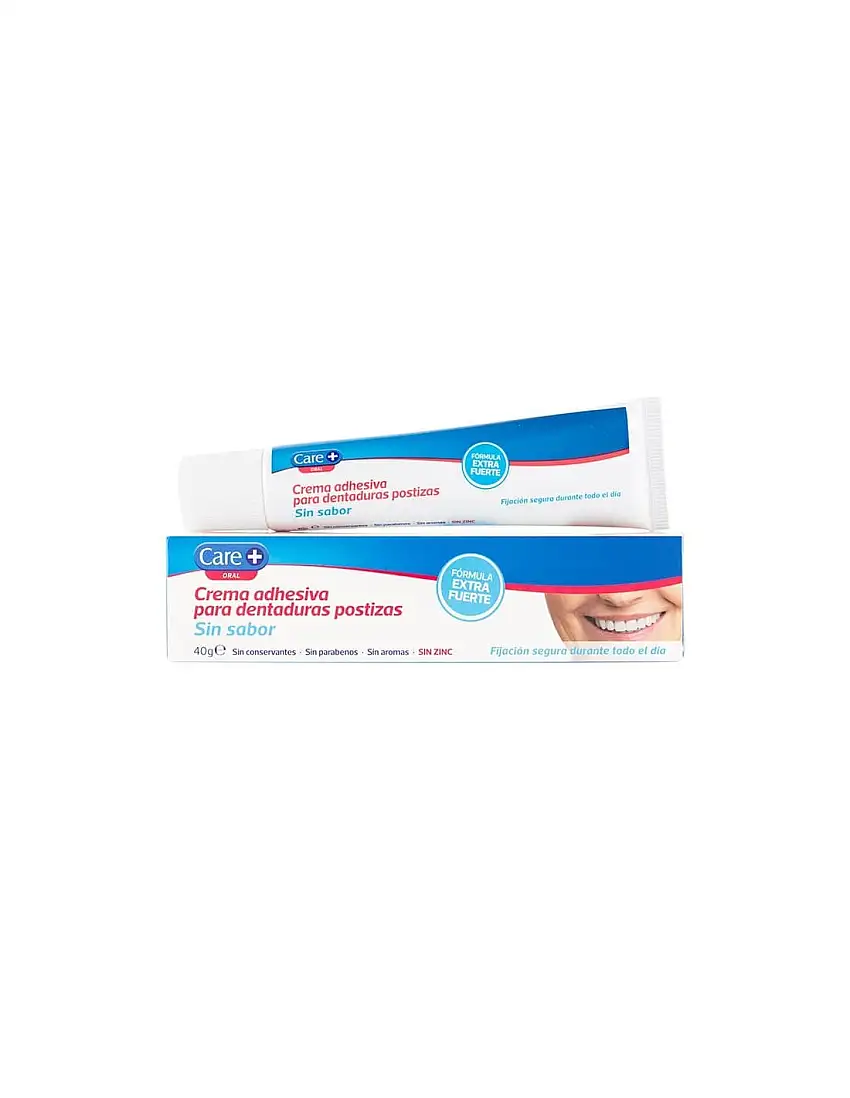 Care+ Crema Adhesiva Para Dentaduras Postizas 40
