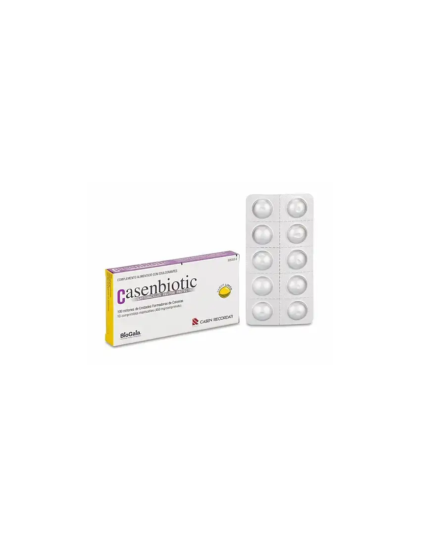 Casenbiotic Sabor Limon 10 Comprimidos