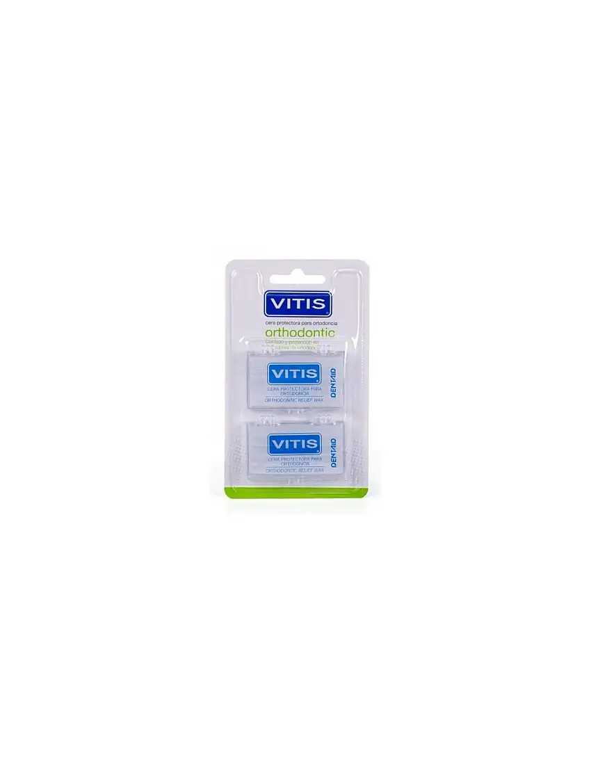 Cera Ortodoncia Protectora Rozadura Vitis Pack 2 unidades