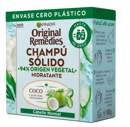 Champú Sólido Coco y Aloe Vera 60 gr