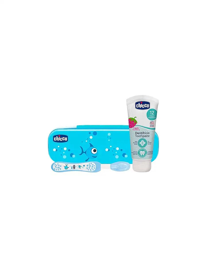 Chicco Set Dental Siempre Sonriente Azul