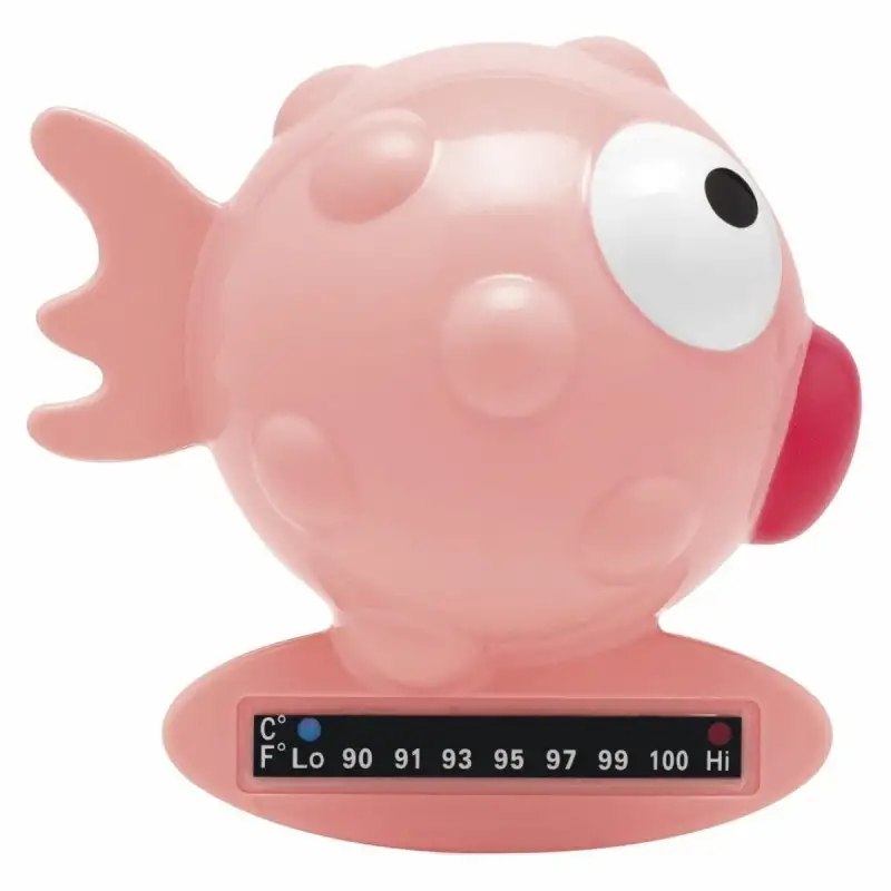 Chicco termometro baño pez globo rosa