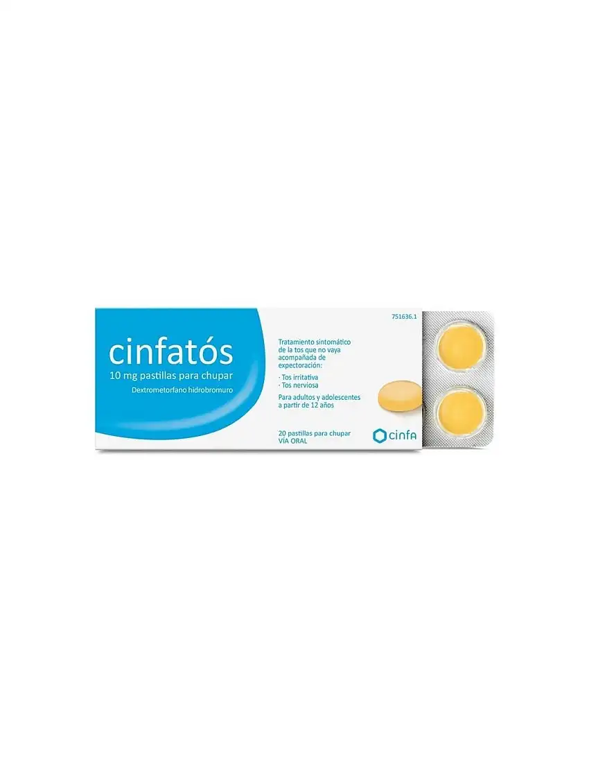 Cinfatos 10 Mg 20 Pastillas Para Chupar
