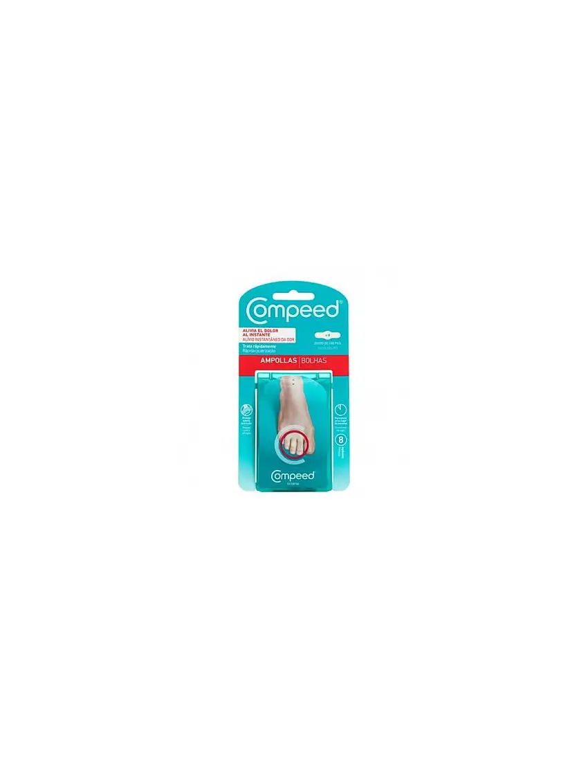 Compeed Ampollas Hidrocoloide Dedos Pies 8 U