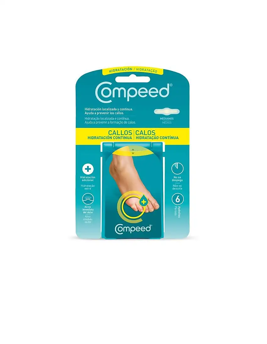 Compeed callos Hidratación Continua, 6 Apósitos