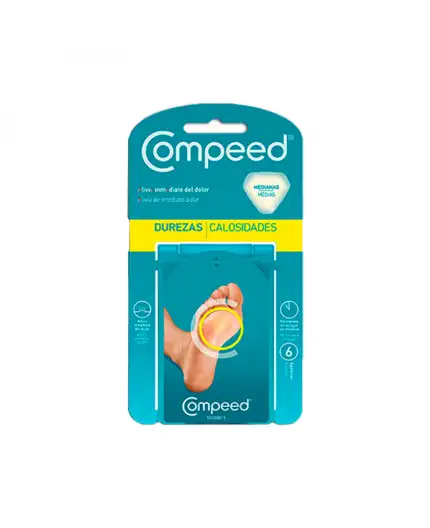 Compeed Durezas Hidrocoloide T-MED 6 unidades