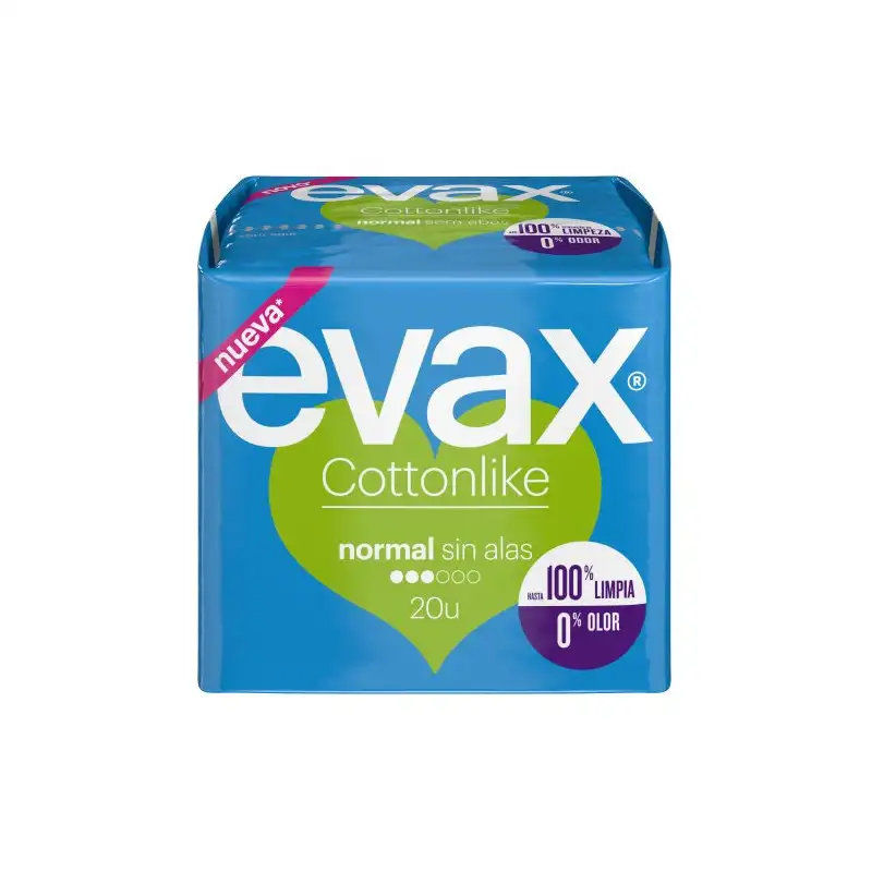 Compresas Cottonlike Normal Sin Alas (20)