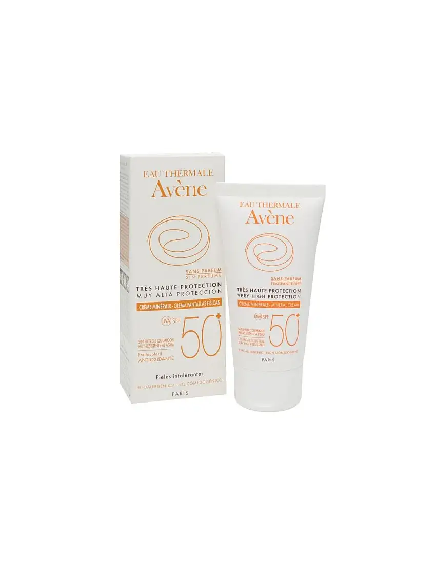 Avene Crema Spf 50+ Muy Alta Proteccion Pantalla