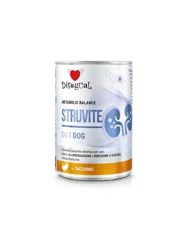 Disugual Diet Dog Struvite Pavo Alimento Húmedo 6x400g