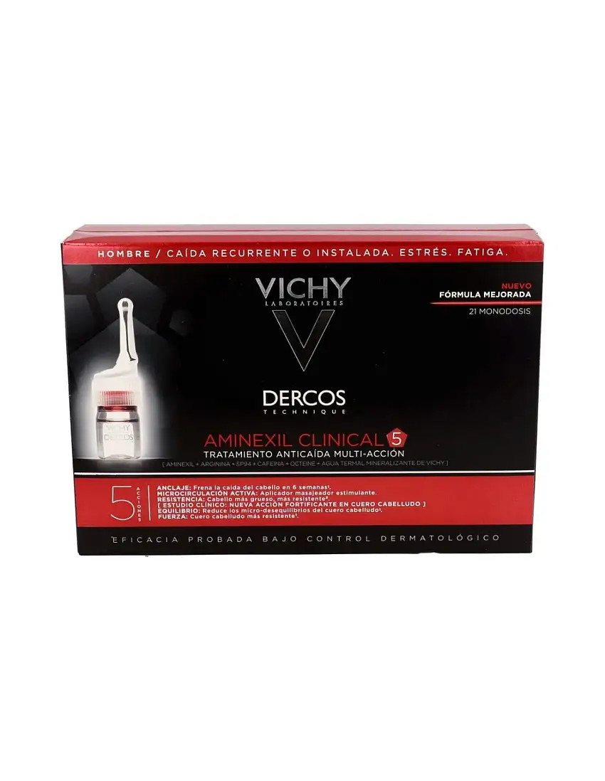 Dercos Aminexil Clinical 5 Hombre 6 Ml 21 Monodo