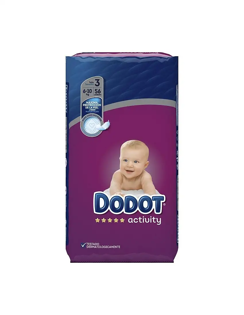 Dodot Activity Talla 3 56 unidades
