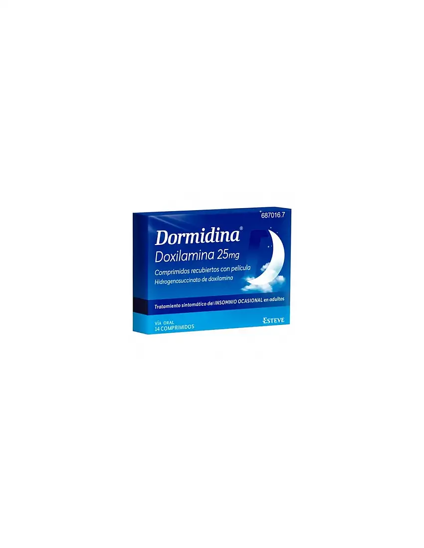 Dormidina 25 Mg 14 Comprimidos
