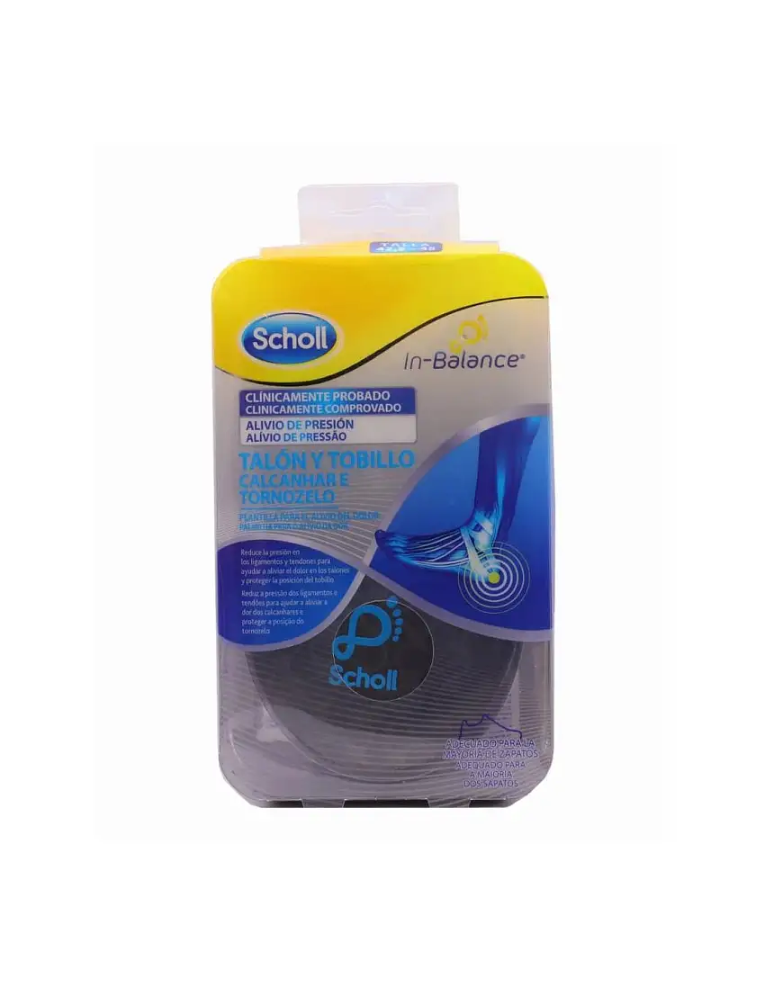 Dr Scholl in Balance plantilla talón y tobillo Talla L
