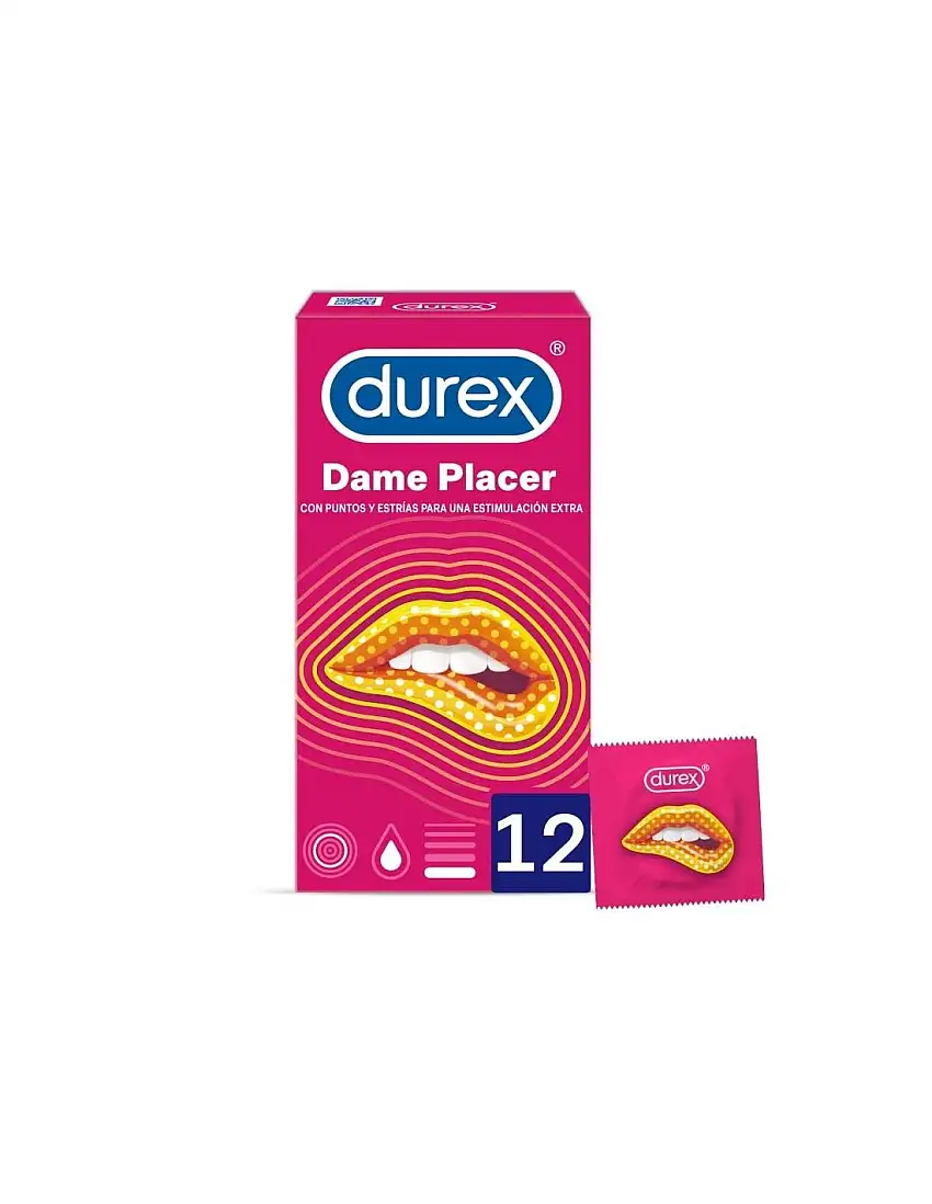 Durex Dame Placer Preservativos 12 U
