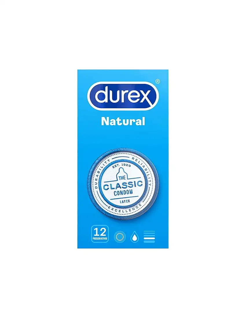 Durex Natural Plus Preservativos 12 U