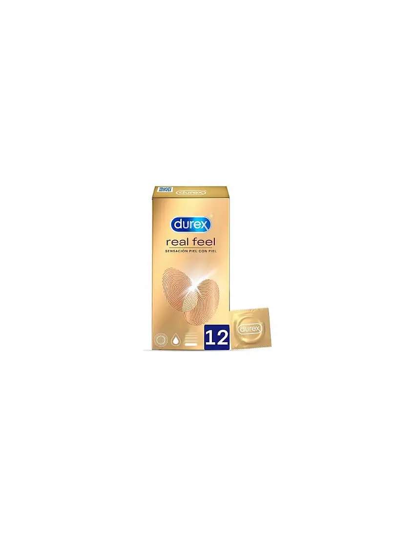 Durex Real Feel Preservativo Sin Latex 12 U