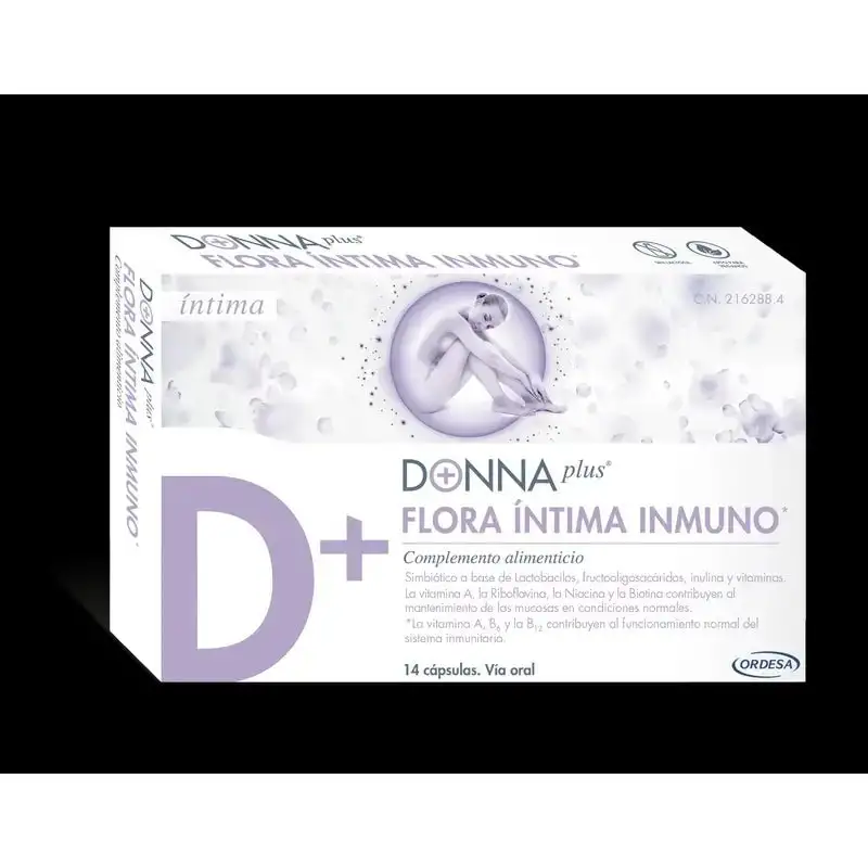 DonnaPlus Flora Intima Inmuno Cápsulas 14 ud