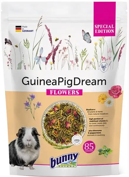 Bunny Alimento Sueño Cobaya Ed. Especial Flores Alimento 1,5Kg