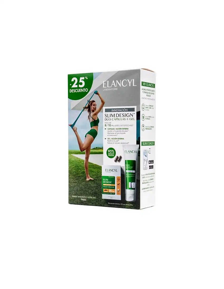 Elancyl Slim Design Duo Capsulas Reductora + Gel